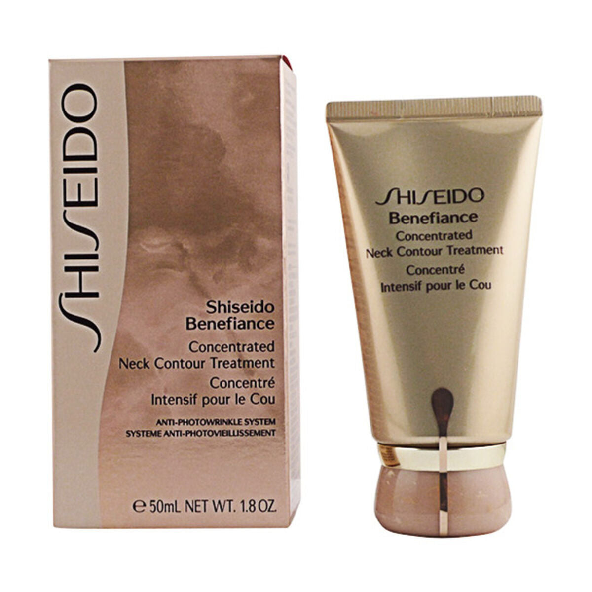 Crème Anti-Âge Benefiance Shiseido Traitement Concentré Contour du Cou (50 ml)