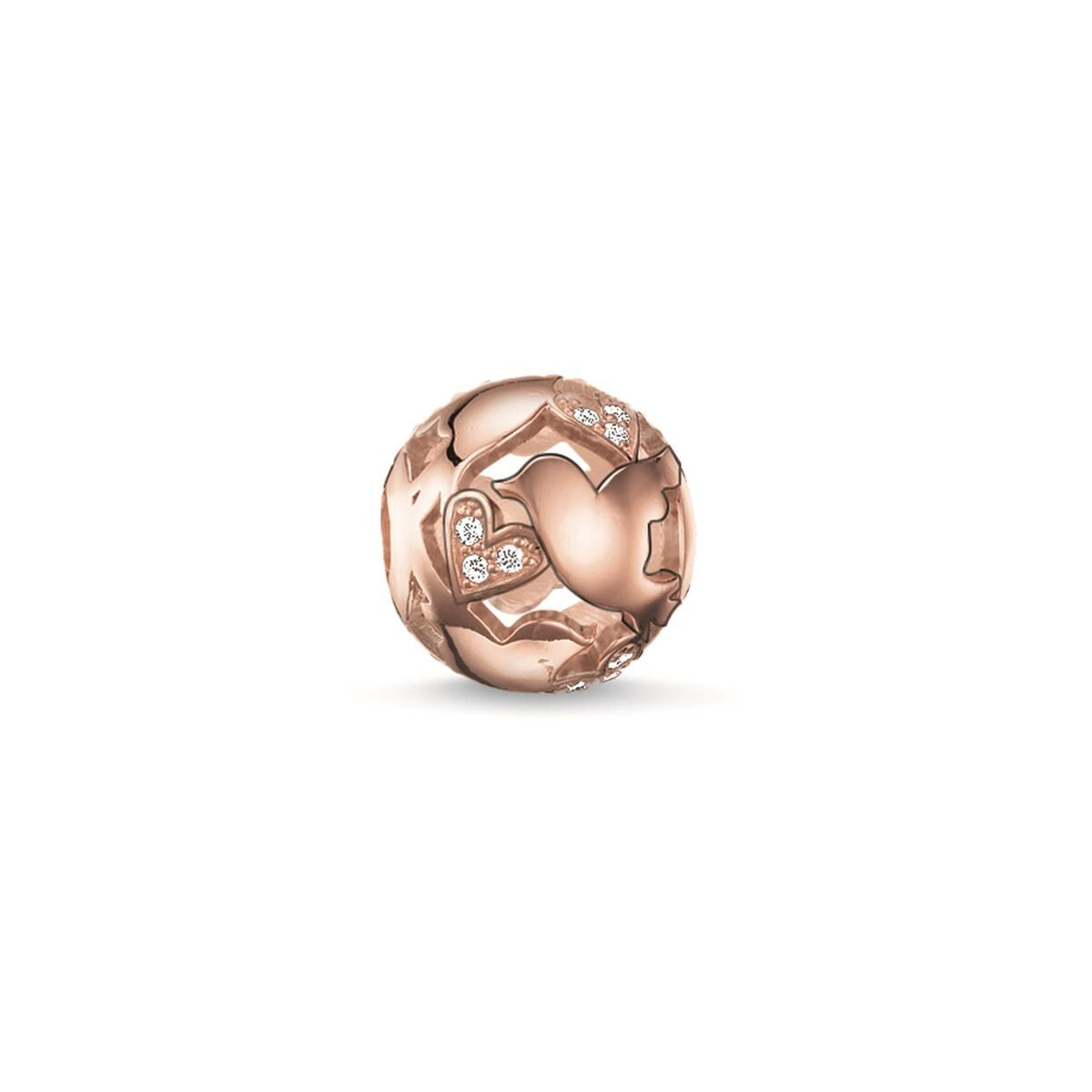 Abalorio Mujer Thomas Sabo K0132-416-14 Oro rosa (1,1 cm)