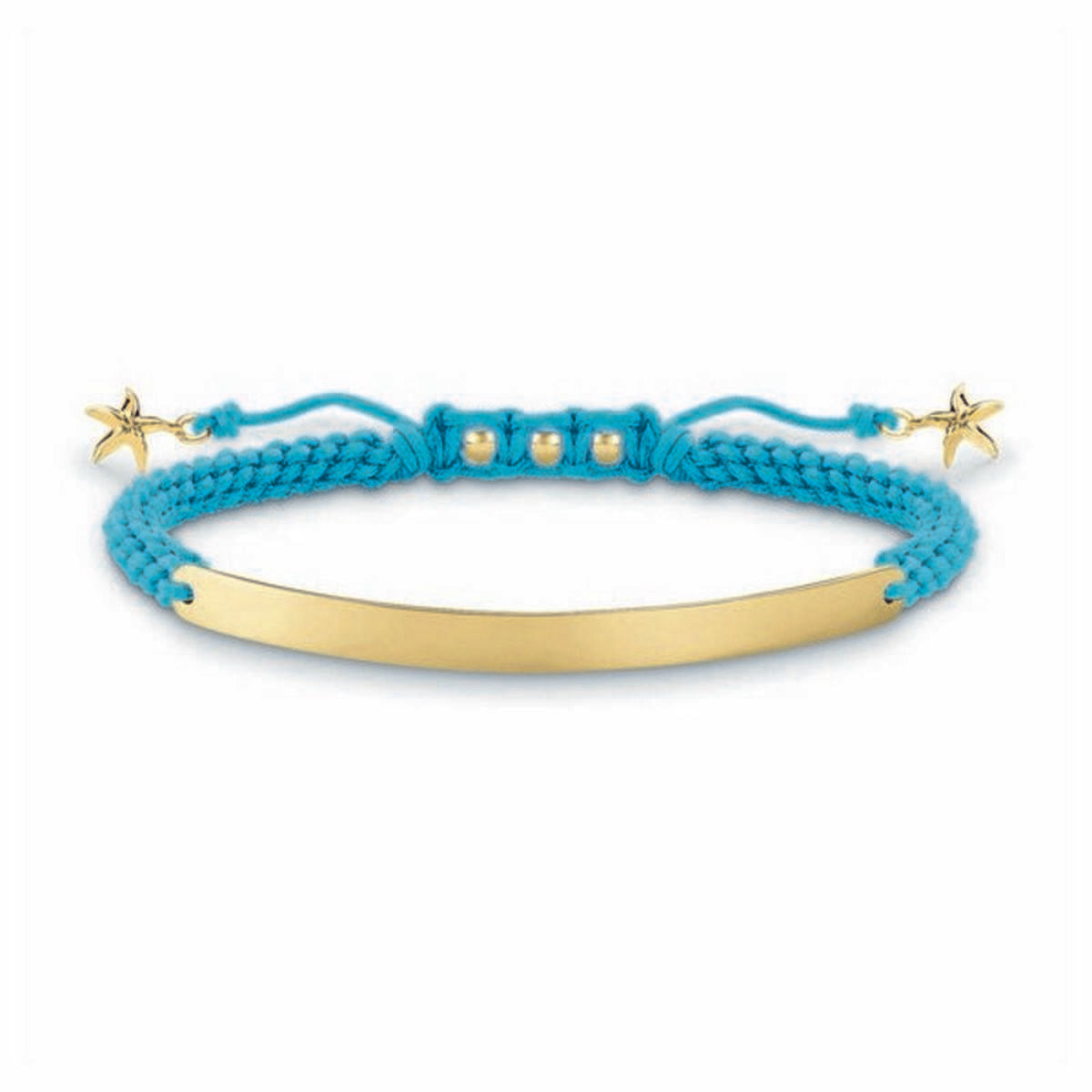 Bracelet Femme Thomas Sabo LBA0060-848-1 Bleu Argent Doré