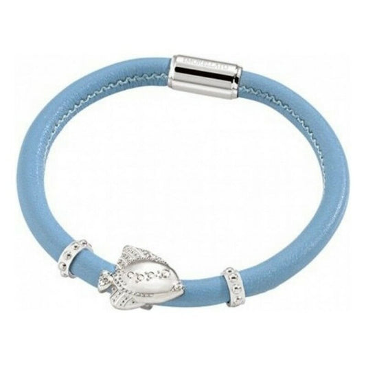 Bracelet Femme avec Cristaux Morellato SADZ06 Cristal Argent Bleu Acier Cuir (19,5 cm)