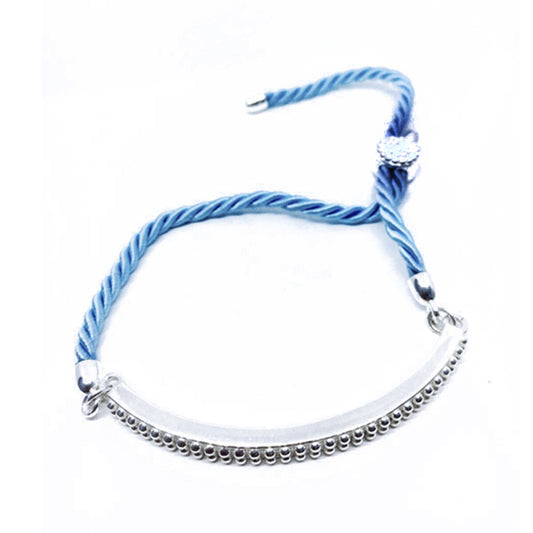 Bracelet Femme Panarea BS19PL2AZ Bleu Argent (Réglable)