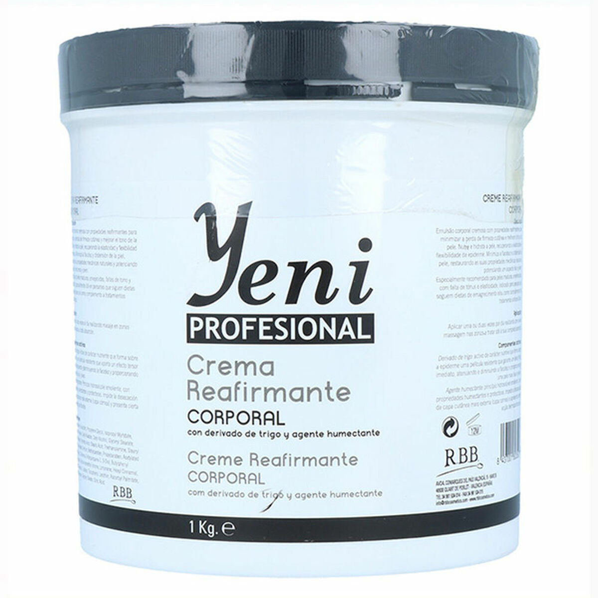 Crema Corporal Reafirmante Yeni Profesional (1 kg)